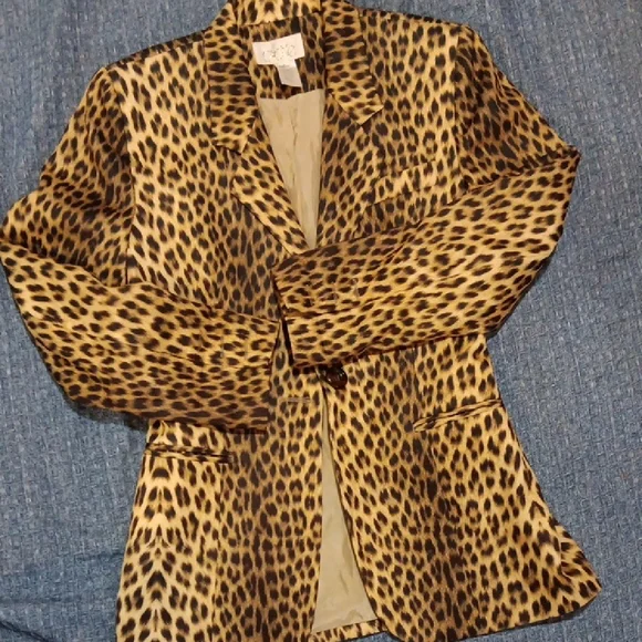 Cache Leopard Print Blazer - Picture 5 of 7